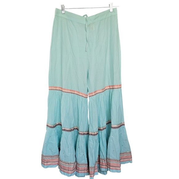 W for Women Light Blue Wide Leg Pants - Picture 2 of 9